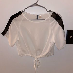 H&M Adjustable Cropped Blouse
